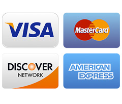We accept credit cards!